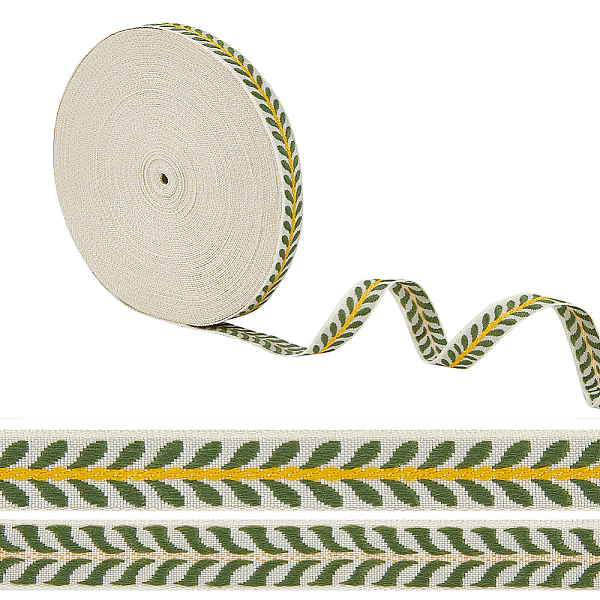 PandaHall 20 Yards Ethnic Style Embroidery Polyester Leaf Ribbons, Jacquard Ribbon, Tyrolean Ribbon, Garment Accessories, Sea Green, 1/2...
PandaHall 20 Yards Ethnic Style Embroidery Polyester Leaf Ribbons, Jacquard Ribbon, Tyrolean Ribbon, Garment Accessories, Sea Green, 1/2...
