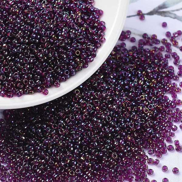 PandaHall MIYUKI Round Rocailles Beads, Japanese Seed Beads, (RR3546) Spkl Fuchsia Lined Ametyhst, 15/0, 1.5mm, Hole: 0.7mm, about..., Purple
PandaHall MIYUKI Round Rocailles Beads, Japanese Seed Beads, (RR3546) Spkl Fuchsia Lined Ametyhst, 15/0, 1.5mm, Hole: 0.7mm, about..., Purple