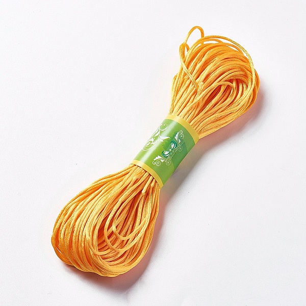 PandaHall Polyester Thread, Rattail Satin Cord, for Chinese Knotting, Jewelry Making, Orange, 1.5mm, about 21.87 yards(20m)/bundle Polyester...
PandaHall Polyester Thread, Rattail Satin Cord, for Chinese Knotting, Jewelry Making, Orange, 1.5mm, about 21.87 yards(20m)/bundle Polyester...