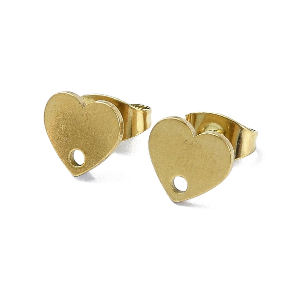 PandaHall 304 Stainless Steel Stud Earring Findings, Heart, with Loop, Heart, 7.5x8mm, Hole: 1.4mm, Pin: 0.7mm 304 Stainless Steel Heart
PandaHall 304 Stainless Steel Stud Earring Findings, Heart, with Loop, Heart, 7.5x8mm, Hole: 1.4mm, Pin: 0.7mm 304 Stainless Steel Heart