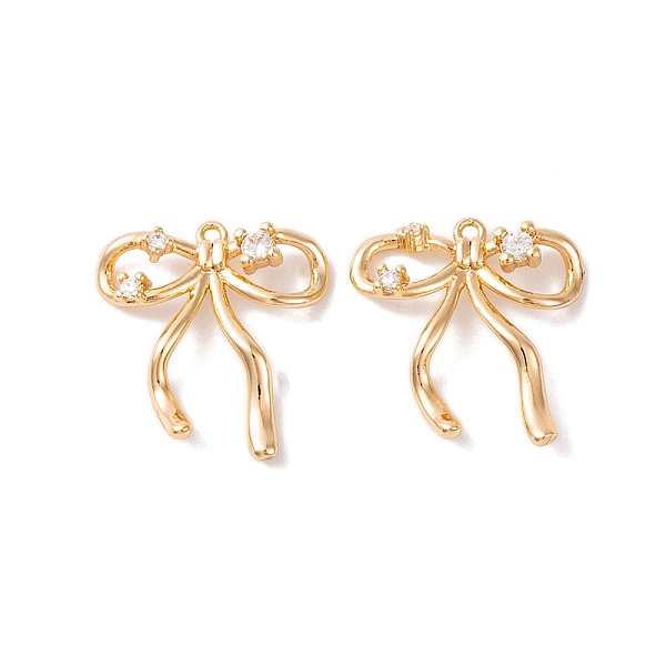 PandaHall Brass Micro Pave Clear Cubic Zirconia Pendants, Bowknot, Real 18K Gold Plated, 20x19x2mm, Hole: 1.2mm Brass+Cubic Zirconia Bowknot...
PandaHall Brass Micro Pave Clear Cubic Zirconia Pendants, Bowknot, Real 18K Gold Plated, 20x19x2mm, Hole: 1.2mm Brass+Cubic Zirconia Bowknot...