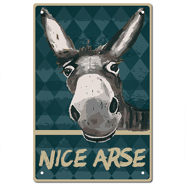 PandaHall CREATCABIN Funny Nice Arse Donkey Sign Vintage Tin Signs Funny Metal Tin Sign Wall Art Garden House Plaque for Bathroom Kitchen...
PandaHall CREATCABIN Funny Nice Arse Donkey Sign Vintage Tin Signs Funny Metal Tin Sign Wall Art Garden House Plaque for Bathroom Kitchen...