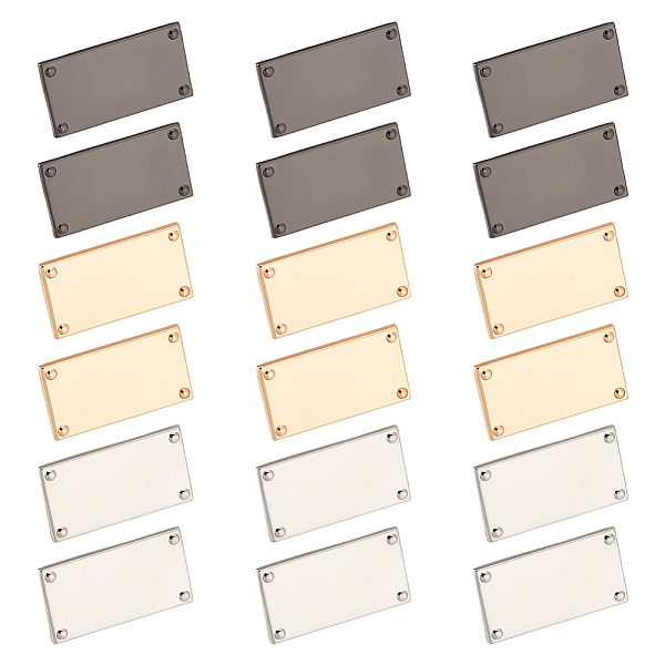 PandaHall WADORN 18 Sets 3 Colors Zinc Alloy Bag Decorative Clasps, Stamping Blank Tags, with Iron Gasket, Rectangle, Mixed Color...
PandaHall WADORN 18 Sets 3 Colors Zinc Alloy Bag Decorative Clasps, Stamping Blank Tags, with Iron Gasket, Rectangle, Mixed Color...