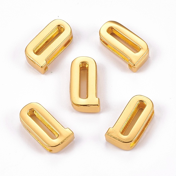 PandaHall Alloy Slide Charms, Cadmium Free & Lead Free, Golden, Letter Q, 21x11x6.5mm, Hole: 3x17.5mm Alloy Letter Q
PandaHall Alloy Slide Charms, Cadmium Free & Lead Free, Golden, Letter Q, 21x11x6.5mm, Hole: 3x17.5mm Alloy Letter Q