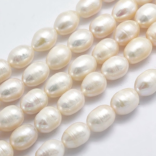 PandaHall Natural Cultured Freshwater Pearl Beads Strands, Oval, Beige, 9~13x8.5~9mm, Hole: 0.8mm, about 32pcs/strand, 15 inch(38cm) Pearl..., Yellow
PandaHall Natural Cultured Freshwater Pearl Beads Strands, Oval, Beige, 9~13x8.5~9mm, Hole: 0.8mm, about 32pcs/strand, 15 inch(38cm) Pearl..., Yellow