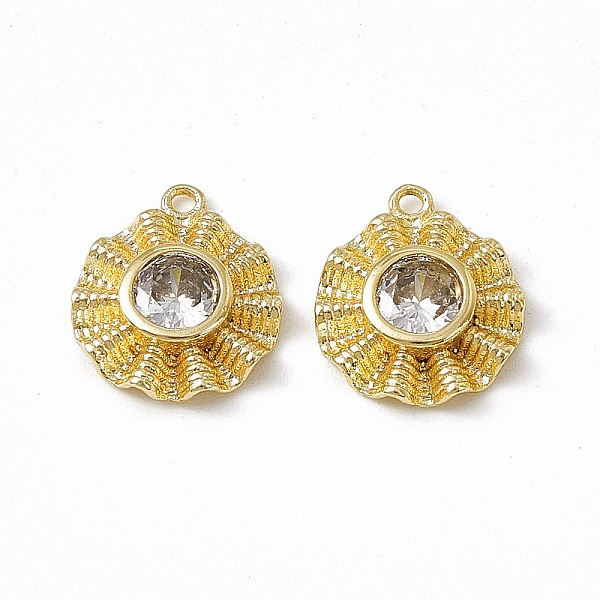 PandaHall Brass Pave Clear Cubic Zirconia Flat Round Charms, Real 18K Gold Plated, 11x10.5x2.5mm, Hole: 1mm Brass+Cubic Zirconia Flat Round...
PandaHall Brass Pave Clear Cubic Zirconia Flat Round Charms, Real 18K Gold Plated, 11x10.5x2.5mm, Hole: 1mm Brass+Cubic Zirconia Flat Round...