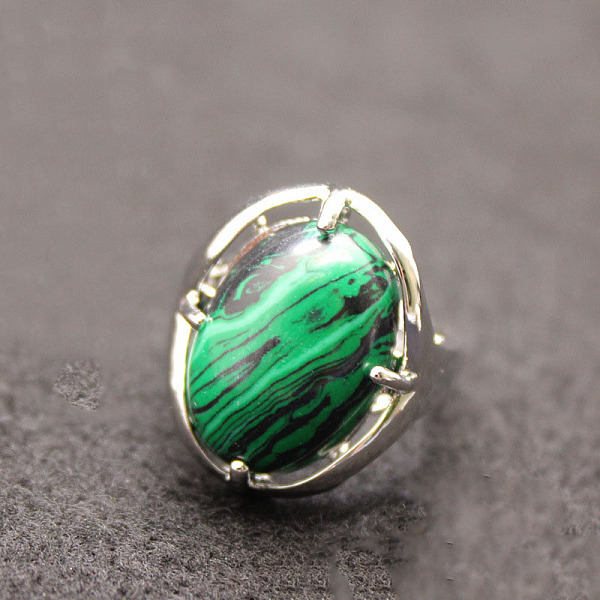 PandaHall Oval Synthetic Malachite Adjustable Ring, Platinum Alloy Jewelry for Women, Inner Diameter: 18mm Malachite Oval
PandaHall Oval Synthetic Malachite Adjustable Ring, Platinum Alloy Jewelry for Women, Inner Diameter: 18mm Malachite Oval