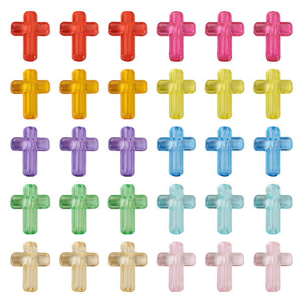 PandaHall Transparent Acrylic Beads, Cross, Mixed Color, 15.5x12x4.3mm, Hole: 2mm Acrylic Cross Multicolor
PandaHall Transparent Acrylic Beads, Cross, Mixed Color, 15.5x12x4.3mm, Hole: 2mm Acrylic Cross Multicolor