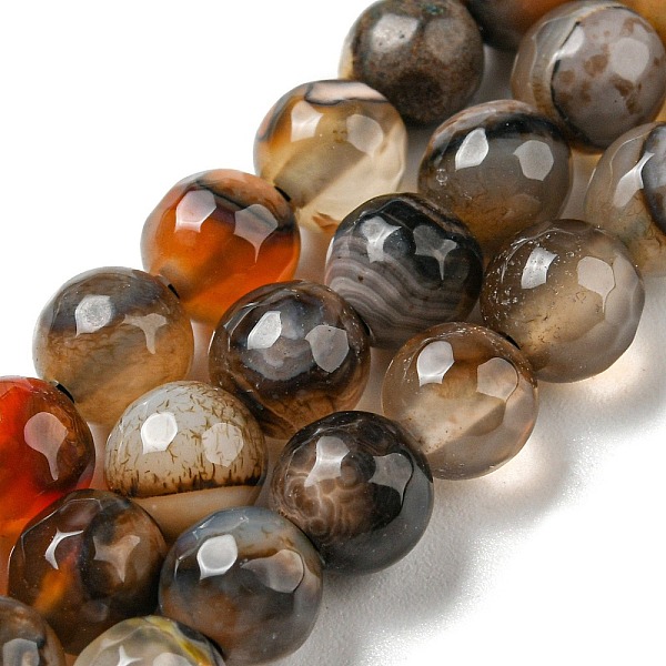 PandaHall Natural Agate Beads Strands, Dyed & Heated, Round, Faceted, Camel, 6mm, Hole: 1mm, about 62pcs/strand, 14.37~14.76 inch..., Brown
PandaHall Natural Agate Beads Strands, Dyed & Heated, Round, Faceted, Camel, 6mm, Hole: 1mm, about 62pcs/strand, 14.37~14.76 inch..., Brown