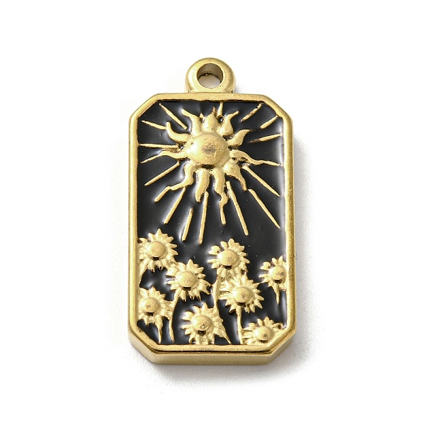 PandaHall 304 Stainless Steel Pendants, with Enamel, Rectangle with Tarot Pattern, Golden, Sun, 25.5x13x3mm, Hole: 2mm 304 Stainless Steel..., Black
PandaHall 304 Stainless Steel Pendants, with Enamel, Rectangle with Tarot Pattern, Golden, Sun, 25.5x13x3mm, Hole: 2mm 304 Stainless Steel..., Black