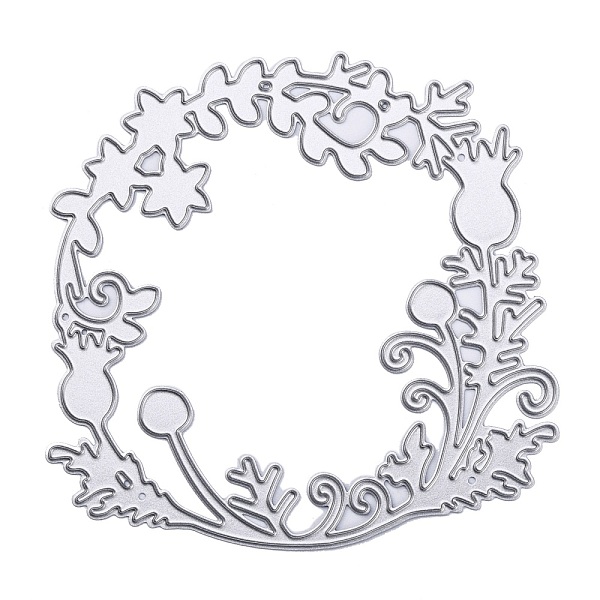 PandaHall Carbon Steel Cutting Dies Stencils, for DIY Scrapbooking/Photo Album, Decorative Embossing DIY Paper Card, Wreath, Matte Platinum...
PandaHall Carbon Steel Cutting Dies Stencils, for DIY Scrapbooking/Photo Album, Decorative Embossing DIY Paper Card, Wreath, Matte Platinum...