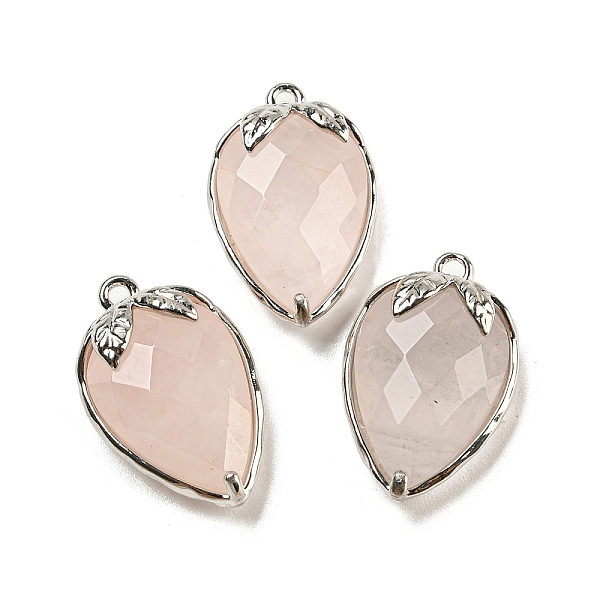 PandaHall Natural Rose Quartz Faceted Pendants, Rack Plating Brass Strawberry Charms, Platinum, 18x11x5~5.5mm, Hole: 1.2mm Rose Quartz...
PandaHall Natural Rose Quartz Faceted Pendants, Rack Plating Brass Strawberry Charms, Platinum, 18x11x5~5.5mm, Hole: 1.2mm Rose Quartz...