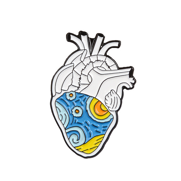 PandaHall Creative Zinc Alloy Brooches, Enamel Lapel Pin, with Iron Butterfly Clutches or Rubber Clutches, Electrophoresis Black Color...
PandaHall Creative Zinc Alloy Brooches, Enamel Lapel Pin, with Iron Butterfly Clutches or Rubber Clutches, Electrophoresis Black Color...