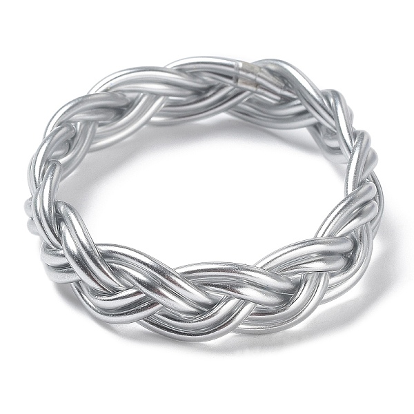 PandaHall Plastic Cord Braided Stretch Bracelets, Silver, Inner Diameter: 2-1/2 inch(6.5cm) Plastic Silver
PandaHall Plastic Cord Braided Stretch Bracelets, Silver, Inner Diameter: 2-1/2 inch(6.5cm) Plastic Silver