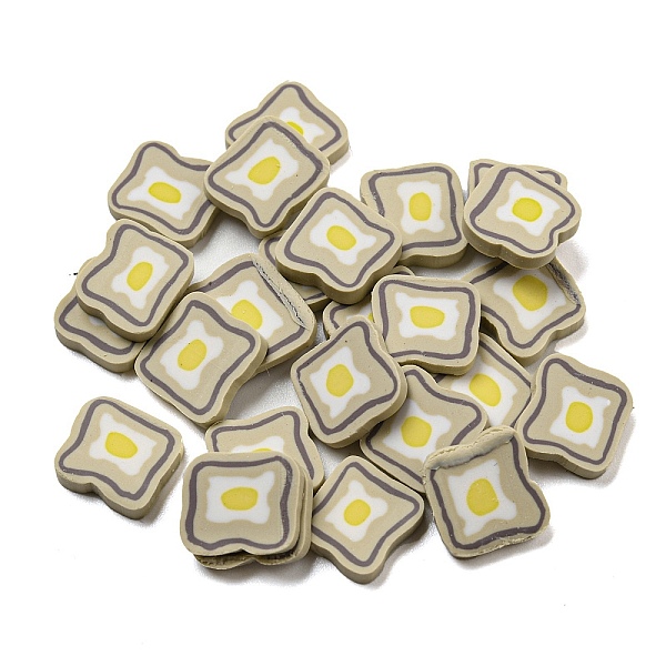 PandaHall Handmade Polymer Clay Beads, No Hole, Bread, Tan, 9.5x10x1.5mm, about 2500pcs/500g Polymer Clay Food Orange
PandaHall Handmade Polymer Clay Beads, No Hole, Bread, Tan, 9.5x10x1.5mm, about 2500pcs/500g Polymer Clay Food Orange