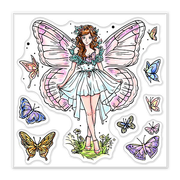 PandaHall PVC Sakura Stamp, for DIY Scrapbooking, Fairy, 100x100mm Plastic Angel & Fairy
PandaHall PVC Sakura Stamp, for DIY Scrapbooking, Fairy, 100x100mm Plastic Angel & Fairy