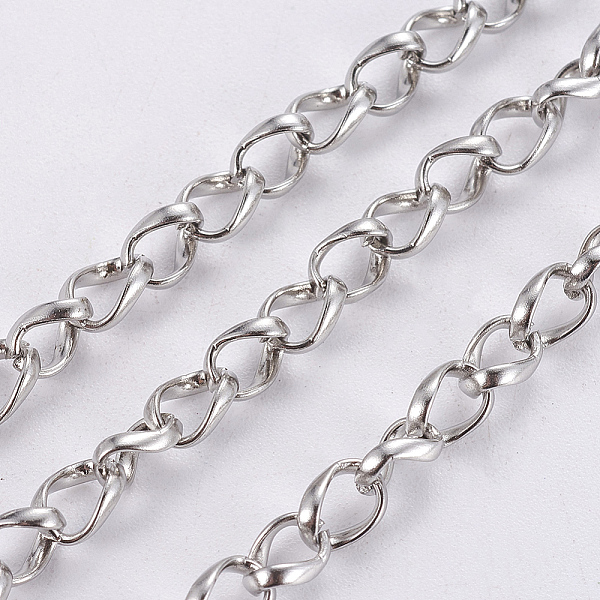 PandaHall 304 Stainless Steel Curb Chains, with Spool, Unwelded, Stainless Steel Color, 5x4x1mm, about 32.8 Feet(10m)/roll 304 Stainless...
PandaHall 304 Stainless Steel Curb Chains, with Spool, Unwelded, Stainless Steel Color, 5x4x1mm, about 32.8 Feet(10m)/roll 304 Stainless...