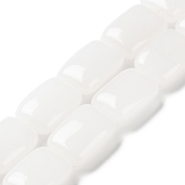 PandaHall Natural White Jade Beads Strands, Rectangle, 14~15x10~11x5~5.5mm, Hole: 1~1.2mm, about 28pcs/strand, 16.02 inch(40.7cm) White Jade...
PandaHall Natural White Jade Beads Strands, Rectangle, 14~15x10~11x5~5.5mm, Hole: 1~1.2mm, about 28pcs/strand, 16.02 inch(40.7cm) White Jade...