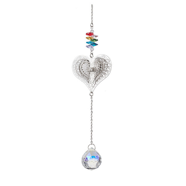 PandaHall Brass Hollow Hanging Ornaments, Stainless Steel Chain and Glass Round Tassel for Home Garden Outdoor Decorations, Heart...
PandaHall Brass Hollow Hanging Ornaments, Stainless Steel Chain and Glass Round Tassel for Home Garden Outdoor Decorations, Heart...