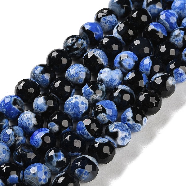 PandaHall Natural Fire Crackle Agate Beads Strands, Dyed & Heated, Faceted, Round, Royal Blue, 10mm, Hole: 0.8mm, about 37pcs/strand...
PandaHall Natural Fire Crackle Agate Beads Strands, Dyed & Heated, Faceted, Round, Royal Blue, 10mm, Hole: 0.8mm, about 37pcs/strand...