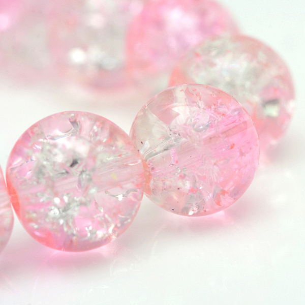 PandaHall Baking Painted Crackle Glass Bead Strands, Round, Pink, 10mm, Hole: 1.3~1.6mm, about 80pcs/strand, 31.4 inch Glass Round Pink
PandaHall Baking Painted Crackle Glass Bead Strands, Round, Pink, 10mm, Hole: 1.3~1.6mm, about 80pcs/strand, 31.4 inch Glass Round Pink