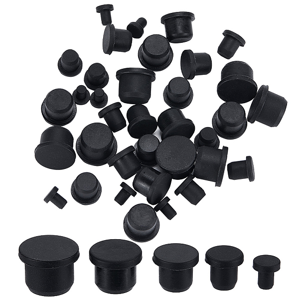 PandaHall Gorgecraft 40Pcs 5 Style Silicone Hole Plugs, Snap in Hole Plugs, Post Pipe Insert End Caps, for Furniture Fencing, Round, Black...
PandaHall Gorgecraft 40Pcs 5 Style Silicone Hole Plugs, Snap in Hole Plugs, Post Pipe Insert End Caps, for Furniture Fencing, Round, Black...