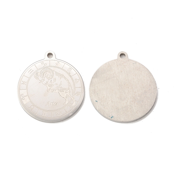 PandaHall 304 Stainless Steel Pendants, Flat Round with Constellations Charm, Stainless Steel Color, Aries, 28x25x1.5mm, Hole: 2mm 304...
PandaHall 304 Stainless Steel Pendants, Flat Round with Constellations Charm, Stainless Steel Color, Aries, 28x25x1.5mm, Hole: 2mm 304...