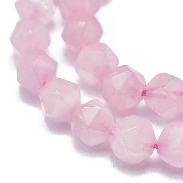 PandaHall Natural Rose Quartz Beads Strands, Faceted, Round, Star Cut Round Beads, 7~8mm, Hole: 1mm, about 48~54pcs/Strand, 14.5 inch~15.7...
PandaHall Natural Rose Quartz Beads Strands, Faceted, Round, Star Cut Round Beads, 7~8mm, Hole: 1mm, about 48~54pcs/Strand, 14.5 inch~15.7...