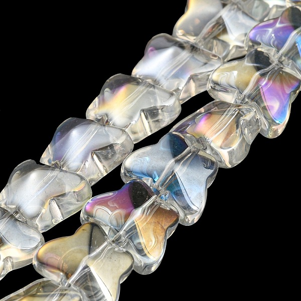 PandaHall AB Color Plated Electroplate Transparent Glass Beads Strands, Butterfly, Clear AB, 8x10x6mm, Hole: 1mm, about 90pcs/strand, 10.08..., White
PandaHall AB Color Plated Electroplate Transparent Glass Beads Strands, Butterfly, Clear AB, 8x10x6mm, Hole: 1mm, about 90pcs/strand, 10.08..., White