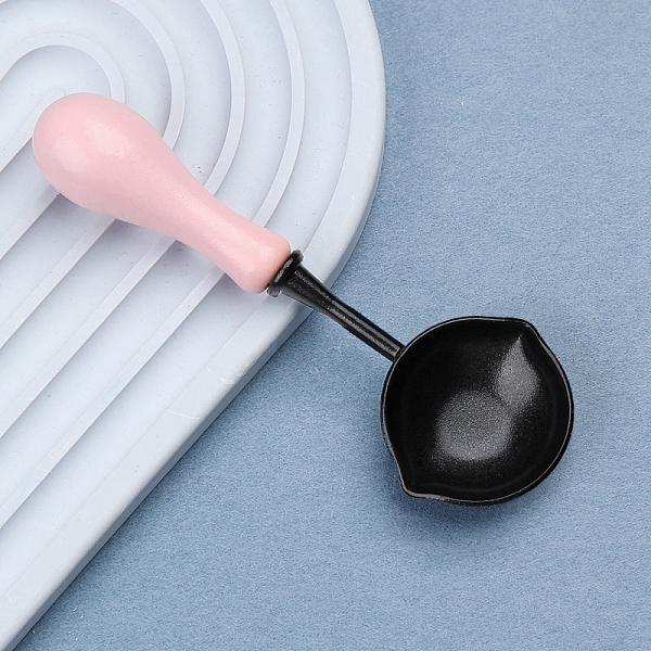PandaHall Alloy Sealing Wax Spoons, with Wood Handle, Stamp Heating Tool, Pink, 104x35mm Alloy Pink
PandaHall Alloy Sealing Wax Spoons, with Wood Handle, Stamp Heating Tool, Pink, 104x35mm Alloy Pink
