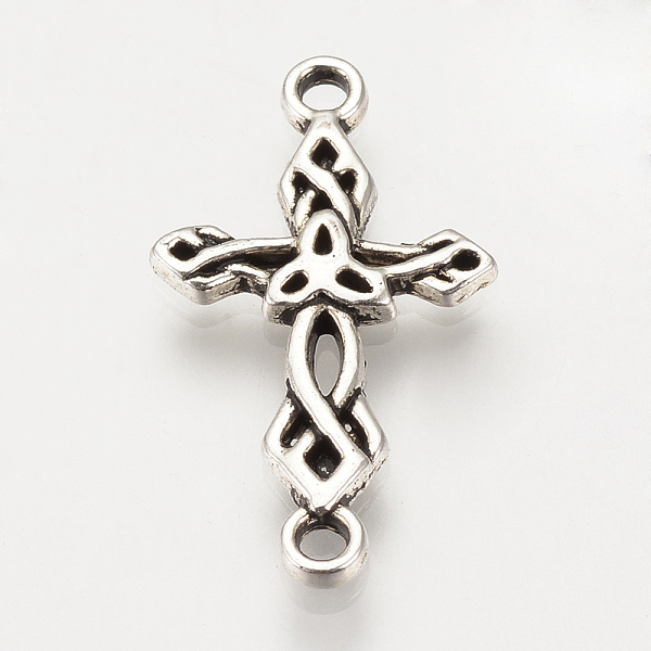 PandaHall Tibetan Style Alloy Links connectors, Cross, Cadmium Free & Nickel Free & Lead Free, Antique Silver, 22.5x13x2mm, Hole: 1mm, about...
PandaHall Tibetan Style Alloy Links connectors, Cross, Cadmium Free & Nickel Free & Lead Free, Antique Silver, 22.5x13x2mm, Hole: 1mm, about...