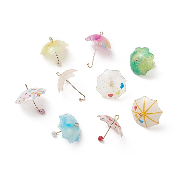 PandaHall (Defective Closeout Sale: Oxidation) Cellulose Acetate(Resin) Pendants, Umbrella Charms, with Golden Tone Iron Loops, Mixed Color..., Multicolor
PandaHall (Defective Closeout Sale: Oxidation) Cellulose Acetate(Resin) Pendants, Umbrella Charms, with Golden Tone Iron Loops, Mixed Color..., Multicolor