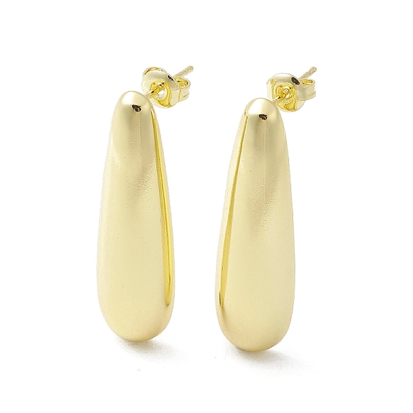PandaHall Brass Stud Earrings, Teardrop, Real 18K Gold Plated, 31.5x9mm Brass Teardrop
PandaHall Brass Stud Earrings, Teardrop, Real 18K Gold Plated, 31.5x9mm Brass Teardrop