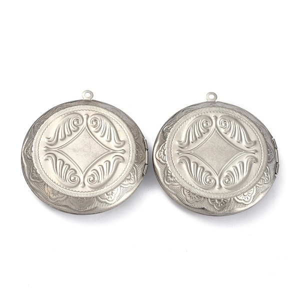 PandaHall (Defective Closeout Sale: Scratched Surface), 316 Stainless Steel Locket Pendants, Flat Round, Stainless Steel Color...
PandaHall (Defective Closeout Sale: Scratched Surface), 316 Stainless Steel Locket Pendants, Flat Round, Stainless Steel Color...