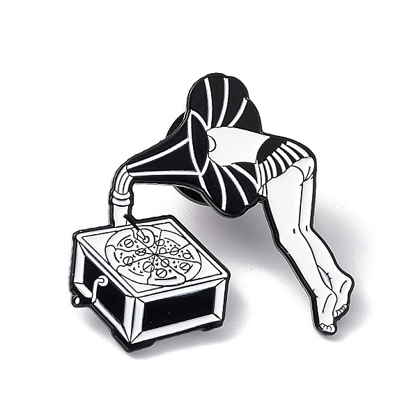 PandaHall Punk Musical Instruments Enamel Pin, Electrophoresis Black Alloy Brooch for Backpack Clothes, Player Pattern, 31x29.5x2mm, Pin...
PandaHall Punk Musical Instruments Enamel Pin, Electrophoresis Black Alloy Brooch for Backpack Clothes, Player Pattern, 31x29.5x2mm, Pin...