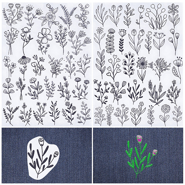 PandaHall Bohemia Style Water Soluble Fabric, Wash Away Embroidery Stabilizer, Flower, 300x212x0.1mm, 2 sheets/bag Paper Flower Black
PandaHall Bohemia Style Water Soluble Fabric, Wash Away Embroidery Stabilizer, Flower, 300x212x0.1mm, 2 sheets/bag Paper Flower Black