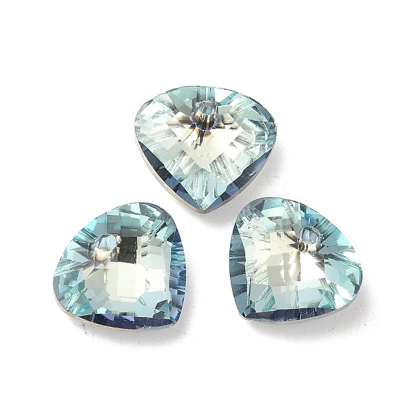 PandaHall Electroplated Glass Pendants, Back Plated, Faceted, Teardrop Charms, Light Blue, 12x13x5mm, Hole: 1.2mm Glass Teardrop
PandaHall Electroplated Glass Pendants, Back Plated, Faceted, Teardrop Charms, Light Blue, 12x13x5mm, Hole: 1.2mm Glass Teardrop