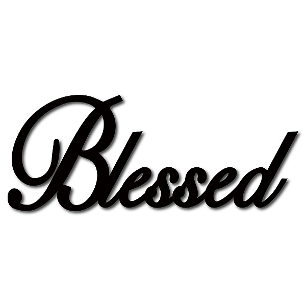 PandaHall CREATCABIN Blessed Wood Sign Wall Decor Art Cutout Letter Word Laser Cut Unfinished Decorative Accessories Rustic for Living Room..., Black
PandaHall CREATCABIN Blessed Wood Sign Wall Decor Art Cutout Letter Word Laser Cut Unfinished Decorative Accessories Rustic for Living Room..., Black
