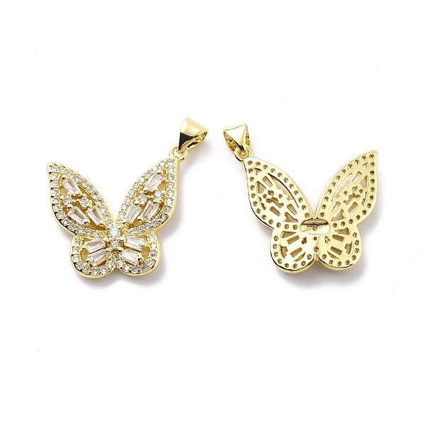 PandaHall Brass Clear Cubic Zirconia Pendants, Butterfly Charm, Real 18K Gold Plated, 21.5x23x4mm, Hole: 3.5x4.5mm Brass+Cubic Zirconia...
PandaHall Brass Clear Cubic Zirconia Pendants, Butterfly Charm, Real 18K Gold Plated, 21.5x23x4mm, Hole: 3.5x4.5mm Brass+Cubic Zirconia...