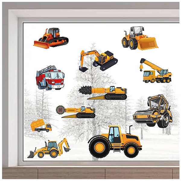 PandaHall GORGECRAFT 46x15"/116x38cm Large Construction Vehicles Wall Stickers Double Sided Trucks Window Decals Excavator Window Stickers..., Gold
PandaHall GORGECRAFT 46x15"/116x38cm Large Construction Vehicles Wall Stickers Double Sided Trucks Window Decals Excavator Window Stickers..., Gold