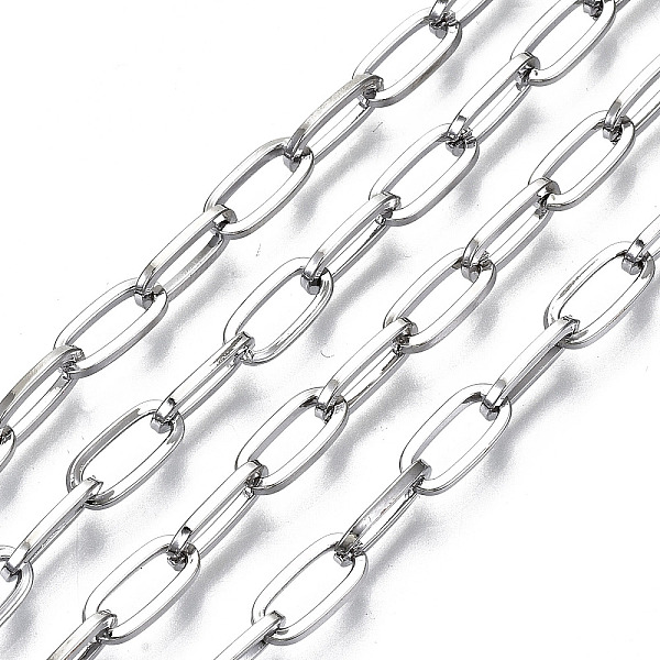 PandaHall Brass Paperclip Chains, Flat Oval Cable Chains, Unwelded, with Spool, Cadmium Free & Nickel Free & Lead Free, Platinum, 10x4.5x1mm...
PandaHall Brass Paperclip Chains, Flat Oval Cable Chains, Unwelded, with Spool, Cadmium Free & Nickel Free & Lead Free, Platinum, 10x4.5x1mm...