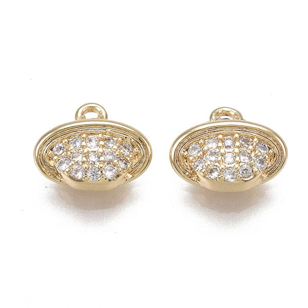 PandaHall Brass Micro Pave Cubic Zirconia Universe Space Charms, Nickel Free, Real 18K Gold Plated, Planet, Clear, 8x9x3mm, Hole: 1mm...
PandaHall Brass Micro Pave Cubic Zirconia Universe Space Charms, Nickel Free, Real 18K Gold Plated, Planet, Clear, 8x9x3mm, Hole: 1mm...