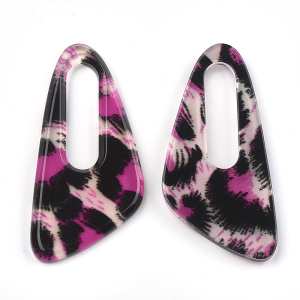 PandaHall Cellulose Acetate(Resin) Big Pendants, Triangle, Camellia, 60.5x28.5x3.5mm, Hole: 29.5x8mm Cellulose Acetate Triangle Pink
PandaHall Cellulose Acetate(Resin) Big Pendants, Triangle, Camellia, 60.5x28.5x3.5mm, Hole: 29.5x8mm Cellulose Acetate Triangle Pink