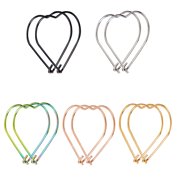 PandaHall 50pcs 5 Colors Heart Hoop Earring Steel Earring Hoops Earring Set Wine Glass Earring Marker Rings for Women Earrings Dating and...
PandaHall 50pcs 5 Colors Heart Hoop Earring Steel Earring Hoops Earring Set Wine Glass Earring Marker Rings for Women Earrings Dating and...