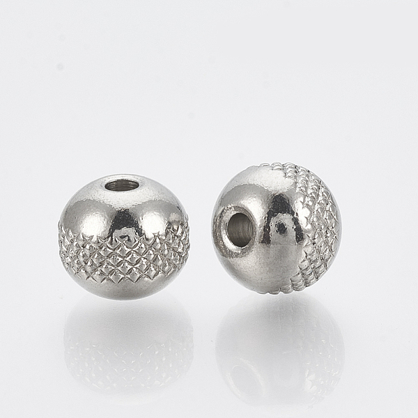PandaHall 304 Stainless Steel Spacer Beads, Round, Stainless Steel Color, 8x7mm, Hole: 2mm 304 Stainless Steel Round
PandaHall 304 Stainless Steel Spacer Beads, Round, Stainless Steel Color, 8x7mm, Hole: 2mm 304 Stainless Steel Round