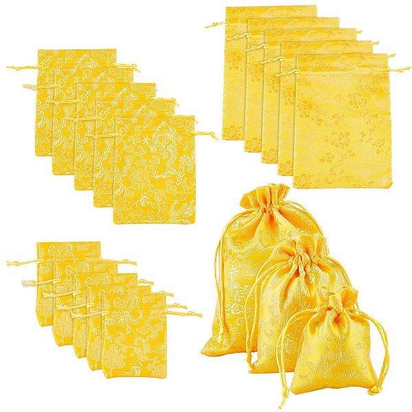 PandaHall 18Pcs 3 Style Cloth Packing Pouches, Embroidered Gift Bag, Drawstring Bag, Rectangle, Orange, 9.5~18x7.2~13.1x0.1cm, 6pcs/style...
PandaHall 18Pcs 3 Style Cloth Packing Pouches, Embroidered Gift Bag, Drawstring Bag, Rectangle, Orange, 9.5~18x7.2~13.1x0.1cm, 6pcs/style...