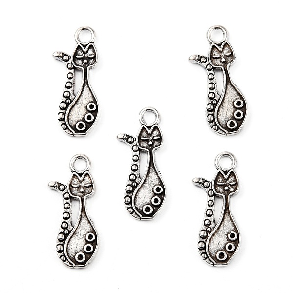 PandaHall Tibetan Style Alloy Kitten Pendant Settings for Enamel, Cadmium Free & Nickel Free & Lead Free, Cat Shape, Antique Silver Color...
PandaHall Tibetan Style Alloy Kitten Pendant Settings for Enamel, Cadmium Free & Nickel Free & Lead Free, Cat Shape, Antique Silver Color...