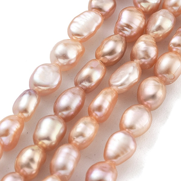 PandaHall Natural Cultured Freshwater Pearl Beads Strands, Two Sides Polished, Grade 6A, PeachPuff, 4~5mm, Hole: 0.5mm, about 32pcs/strand..., Brown
PandaHall Natural Cultured Freshwater Pearl Beads Strands, Two Sides Polished, Grade 6A, PeachPuff, 4~5mm, Hole: 0.5mm, about 32pcs/strand..., Brown