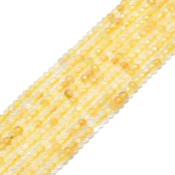 PandaHall Natural Citrine Beads Strands, Faceted, Rondelle, 6x4mm, Hole: 1mm, about 85~90pcs/strand, 15.55 inch(39.5cm) Citrine Rondelle
PandaHall Natural Citrine Beads Strands, Faceted, Rondelle, 6x4mm, Hole: 1mm, about 85~90pcs/strand, 15.55 inch(39.5cm) Citrine Rondelle