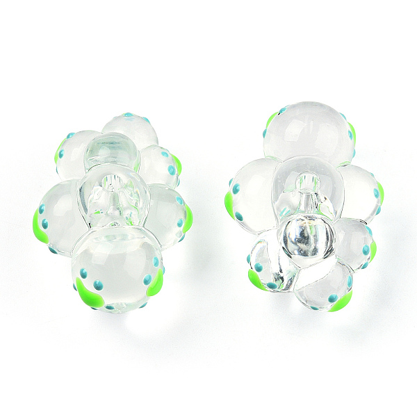 PandaHall Transparent Acrylic Beads, with Enamel, Cloud, Lime, 33x22.5x17mm, Hole: 2mm Acrylic Cloud Green
PandaHall Transparent Acrylic Beads, with Enamel, Cloud, Lime, 33x22.5x17mm, Hole: 2mm Acrylic Cloud Green